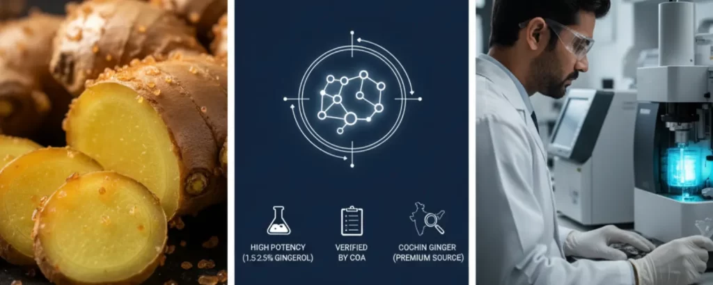 ginger export from india