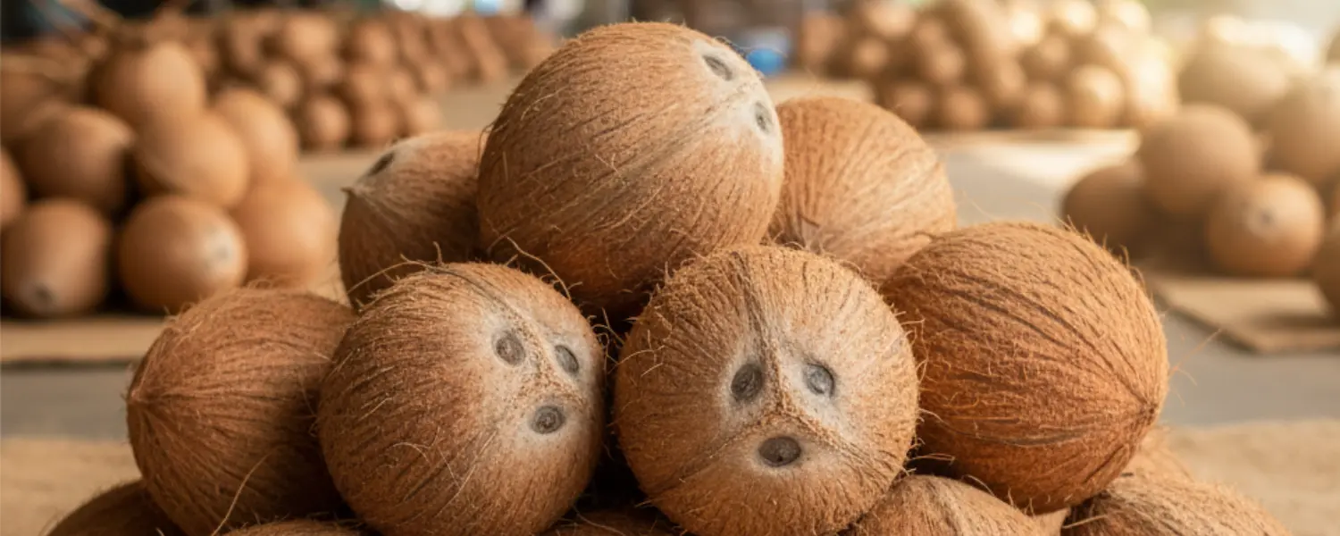 semi husked coconut to Bangladesh