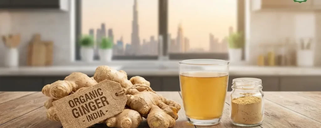 organic ginger from India