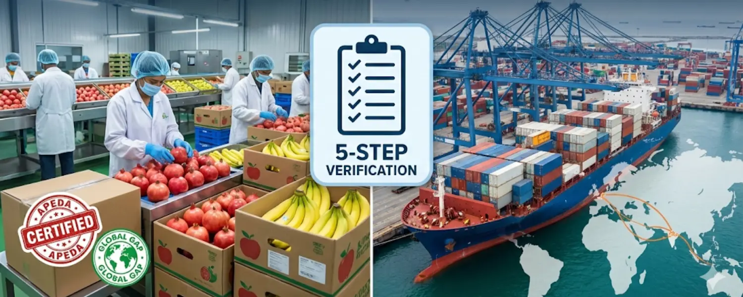 Certified Fruits Exporter in India