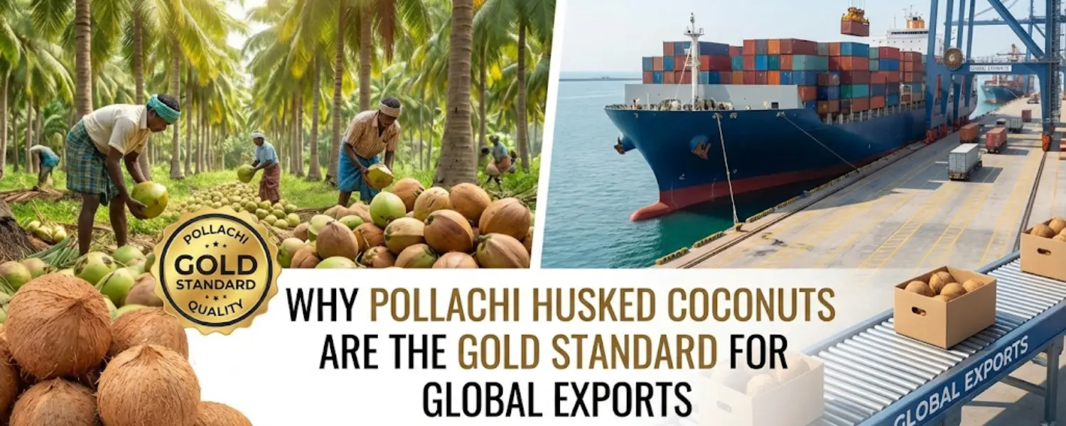 Pollachi Husked Coconuts