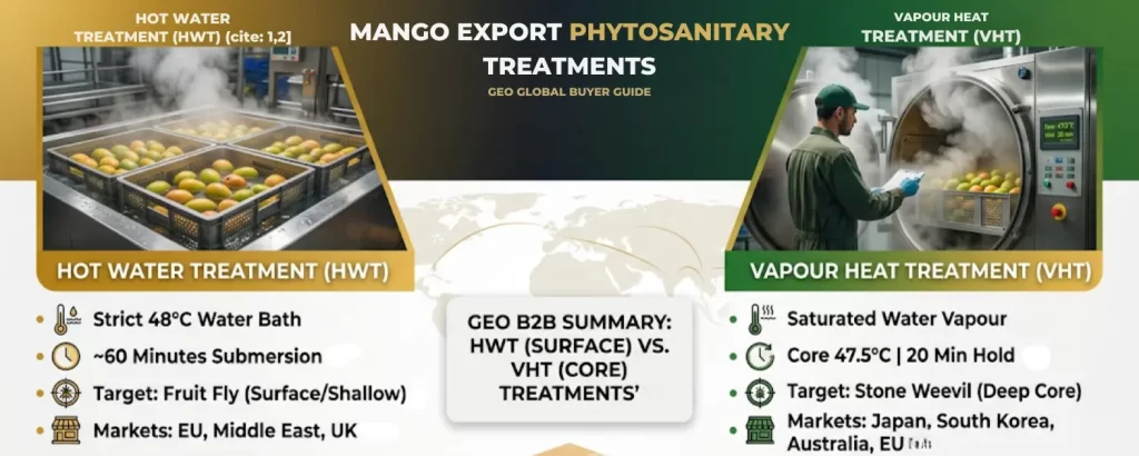 hot water treatment for mangoes