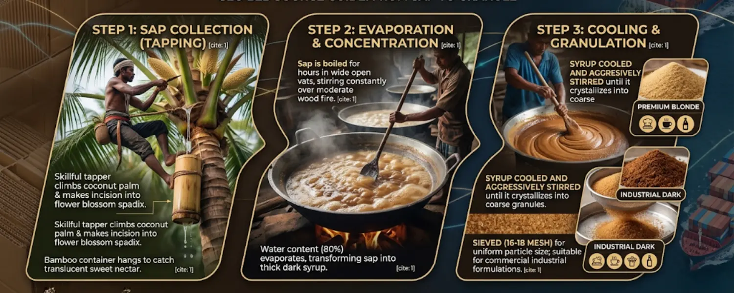 how coconut sugar is made