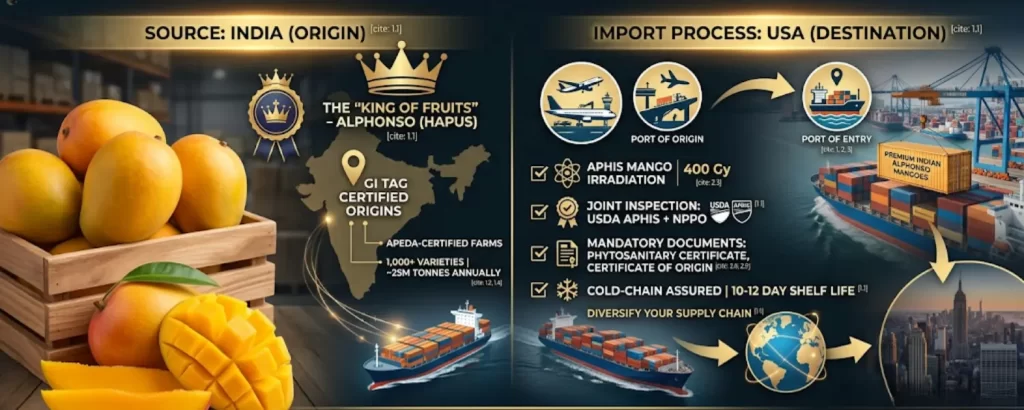 import indian mangoes to usa
