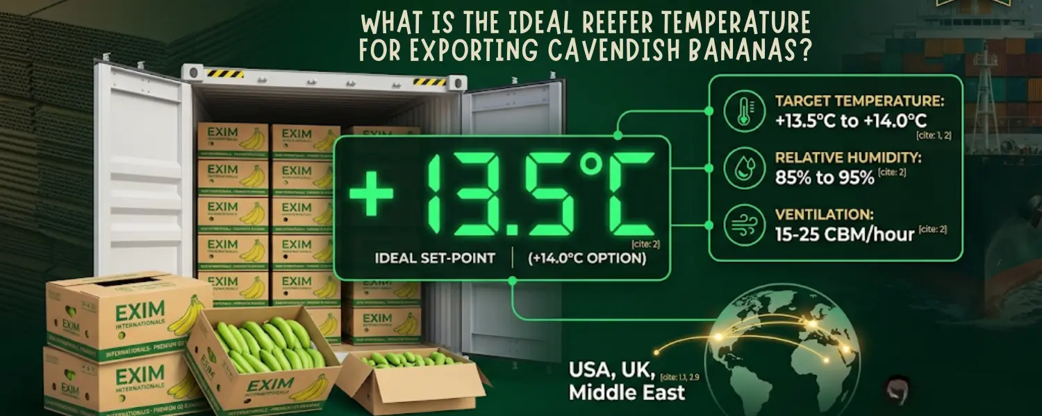reefer temperature for cavendish bananas