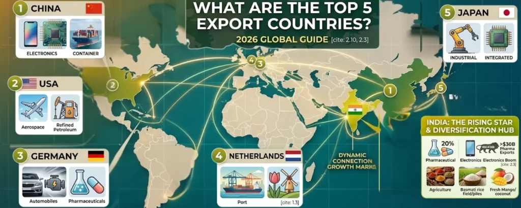 top 5 export countries