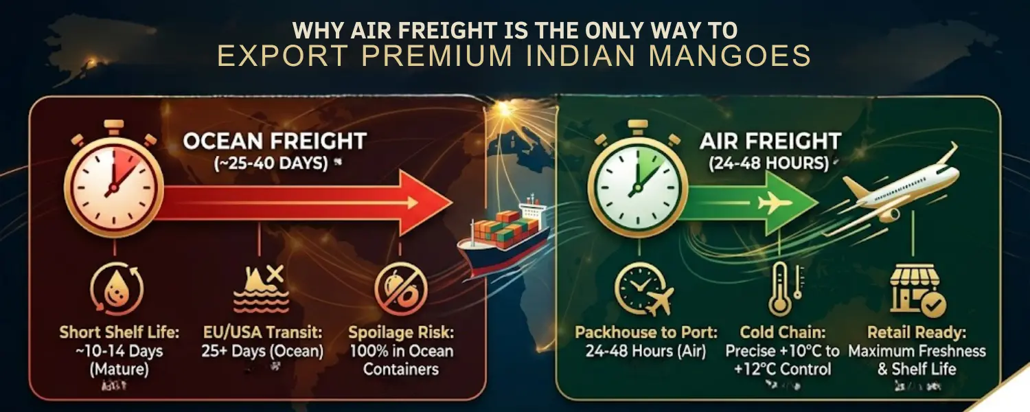 air freight mango export