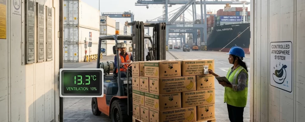 cavendish banana transit time