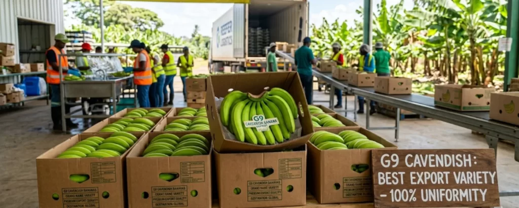g9 cavendish banana export