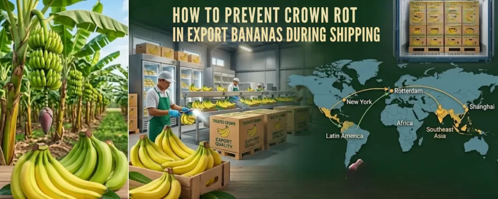 prevent crown rot in bananas