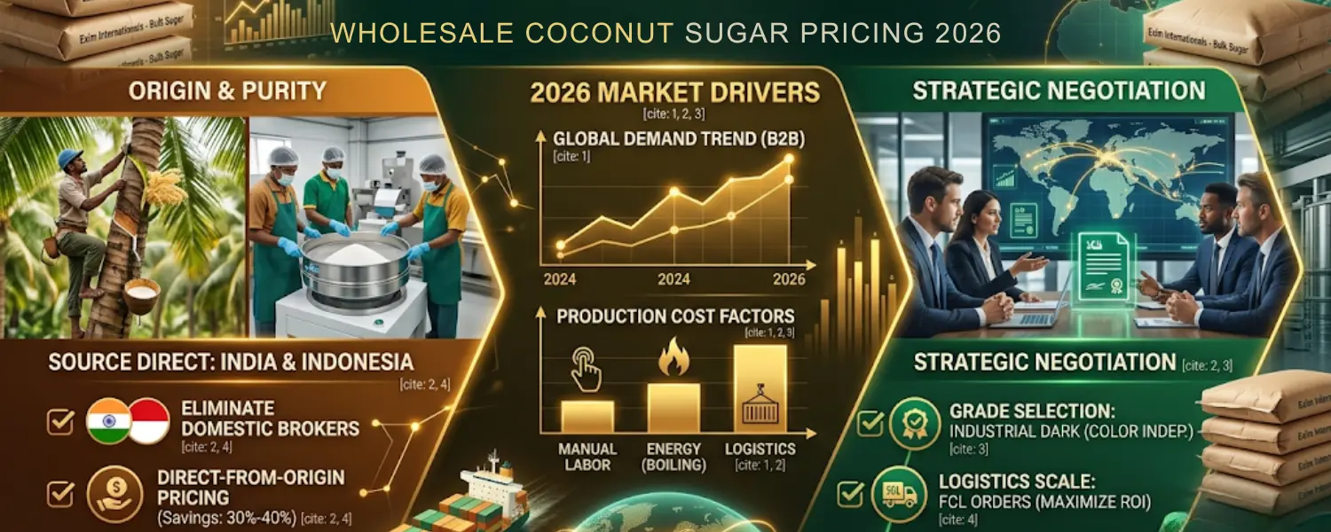wholesale coconut sugar price