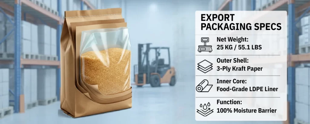 bulk coconut sugar packaging