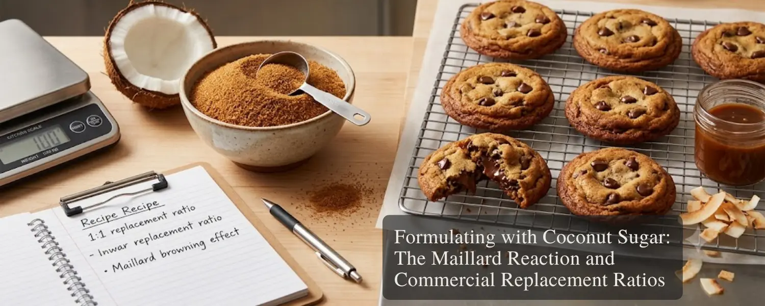 Formulating with coconut sugar